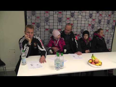 Presskonferensen efter Varbergs BoIS-BP