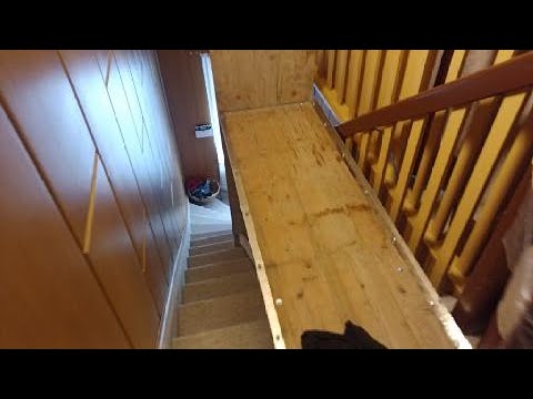 Treppenhausrenovierung / Treppengerüst