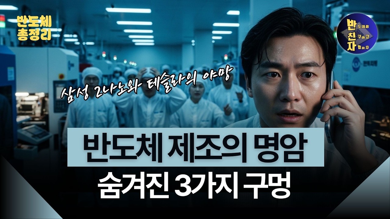 삼성 2나노의 실체와 테슬라의 야망: 반도체 제조 현장의 숨겨진 진실 [리캡]
