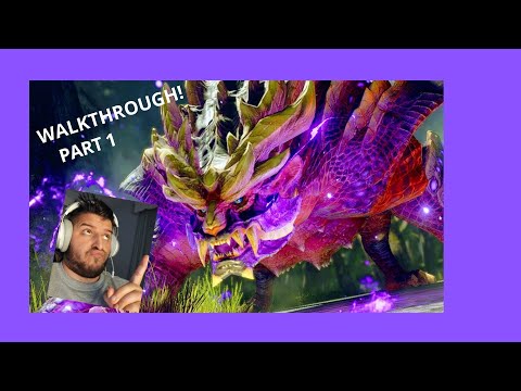 MONSTER HUNTER RISE PC Walkthrough Part 1. Longsword gameplay.