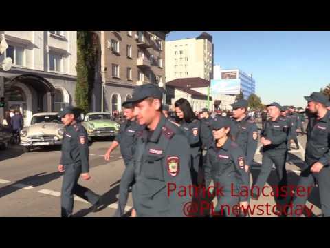 Center Lugansk gearing up for the night City day celebration