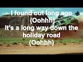 Holiday Road Lindsey Buckingham Vacation LYRICS