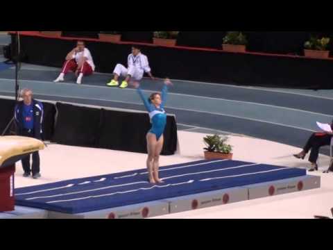 2012 Gymnastics Challenger Cup Ghent : Valeria Maksiuta (ISR) 2nd VT