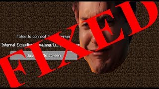 minecraft java.net.connectexception connection timed out no further information fix