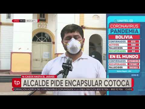 Alcalde de Cotoca está a favor de encapsular el municipio para evitar contagios de coronavirus