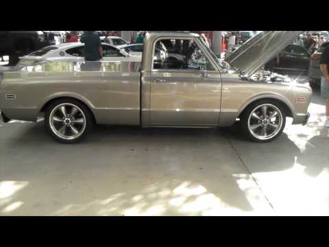 DUBSandTIRES.com 1968 Chevy C-10 22'' American Racing Torq Thrust Gunmetal wheels KMC Hot Rod rims