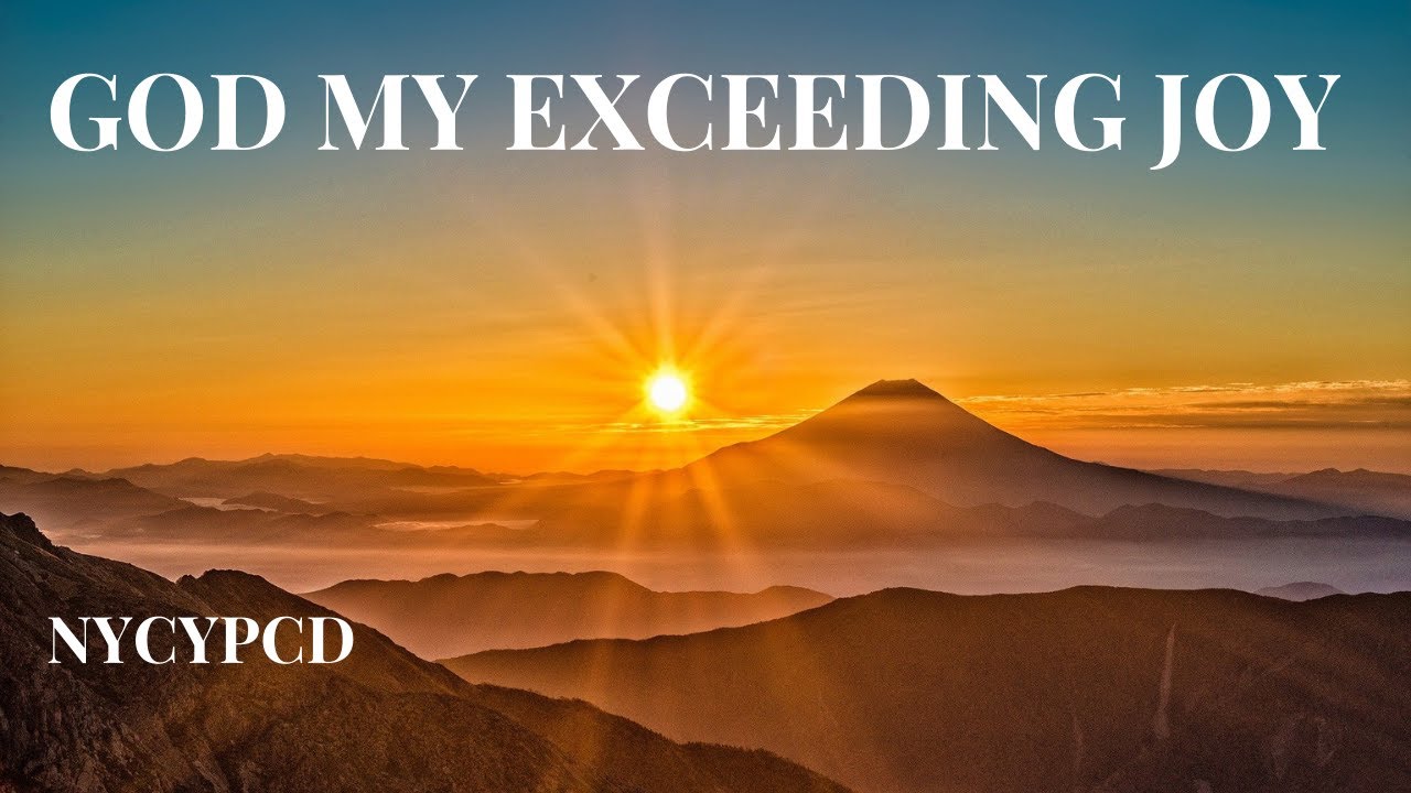 God My Exceeding Joy