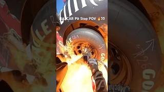 Nascar pit stop POV 🔥👀 #nascar #racing #motorsports