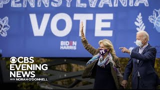 Biden campaigns in key battleground state of Pennsylvania