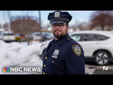 NYPD officer battling cancer pulls man from fiery crash