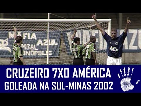 CRUZEIRO 7X0 AMÉRICA-MG (2002) - JOGOS HISTÓRICOS