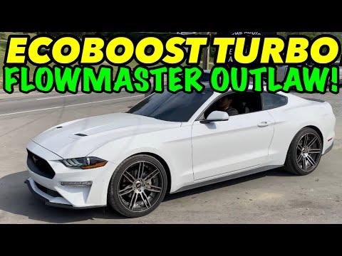 2020 Ford Mustang ECOBOOST TURBO w/ FLOWMASTER OUTLAW CAT-BACK!