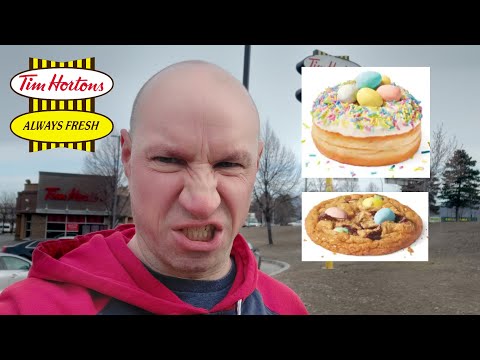 Tim Horton's Cadbury Mini Eggs Dream Donut & Cadbury Mini Eggs Cookie!