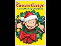 Curious George A Very Monkey Christmas 2009 DVD