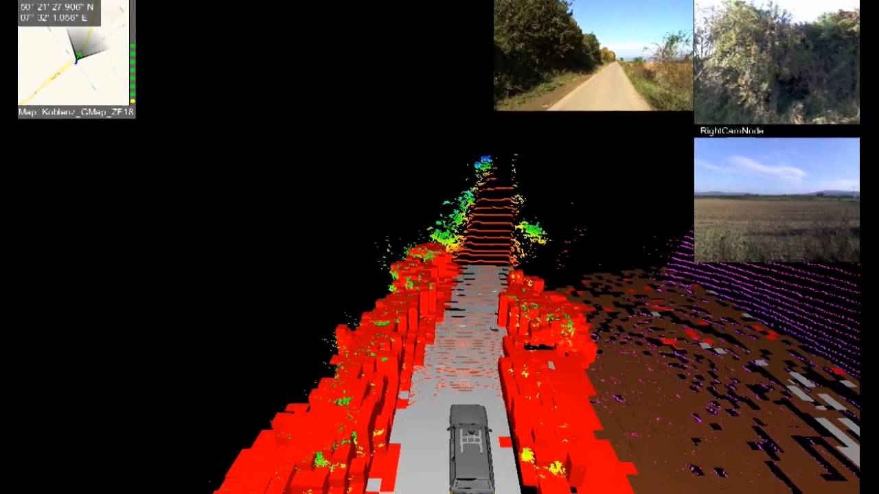 Terrain Classification with Markov Random Fields on fused Camera and 3D Laser Range Data