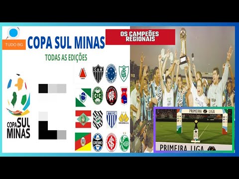 Campeões Da Copa Sul, Copa Sul-Minas E Copa Primeira Liga 1999-2017 - Cruzeiro, Grêmio, Fluminense