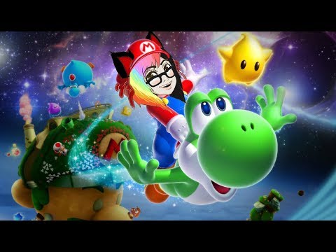 First time ever! ♥ Mario Galaxy 2 ♥ pt 3 -Live Stream!! (on wiiu)