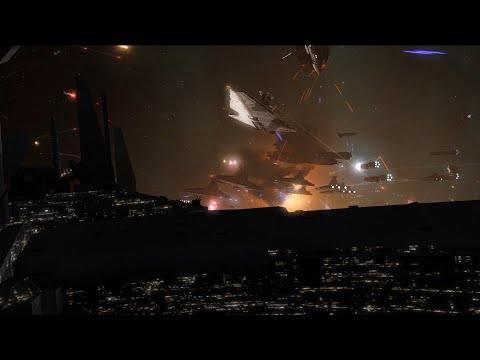 Empire at War FOC Space Battle Over Coruscant - Republic vs CSI