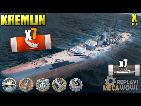 Kremlin 7 Kills & 242k Damage | World of Warships Gameplay 4k