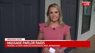 Two Florida massage parlors raided by state and federal agencies
