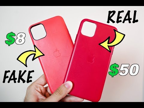 $8 Fake iPhone Leather Case vs. $50 Genuine Apple Leather Case | Is It Worth It?