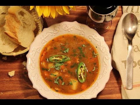 Traditional Hungarian Goulash Soup (Gulyásleves)