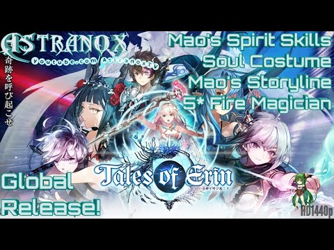 TALES OF ERIN Spirit Skill Mao - Soul Costume - Mao 5* Fire Magician Storyline - Spirit Weapon