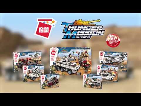 Конструктор Qman «Танковая атака Миротворцев» 3206 Thunder Mission / 430 деталей