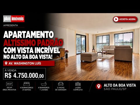 Vídeo do imóvel — Apartamento com 4 quartos à venda em Alto da Boa Vista - SP