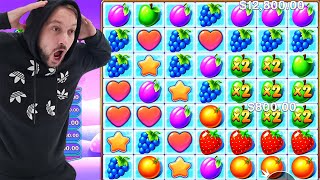 FRUIT PARTY - BIG BONUS BUY - BIG WINS CASINO SLOT ONLINE HIT 9 GREEN APPLE with x256 MULTIPLIER Video Video