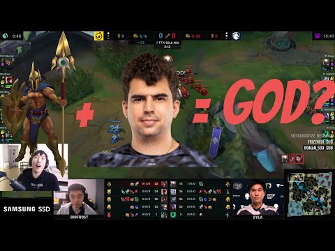 Doublelift reacts to TL Bwipo COMPLETELY outplaying enemy