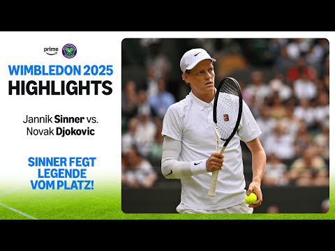 Jannik Sinner - Novak Djokovic | Halbfinale – Wimbledon 2025 | Highlights
