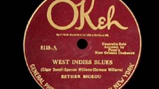 preview picture of video 'Esther Bigeou West Indies Blues (1923)'
