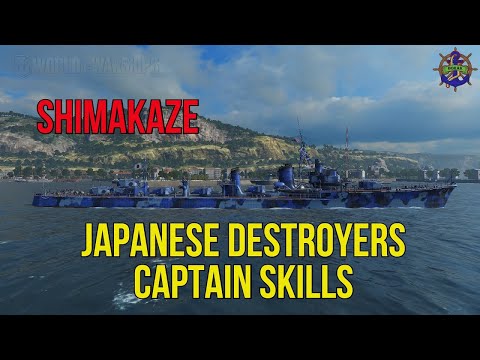 ✅Commander Build❗❗SHIMAKAZE build 2022Japanese Destroyer, World of Warships