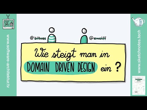 Live Sketchnoting: Michael Plöd: Wie steigt man in Domain-driven Design ein?