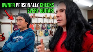 Video thumbnail for The AIO Guitars SHOP TOUR! (with the owner, seeing the luthiers work) by Guitar MAX