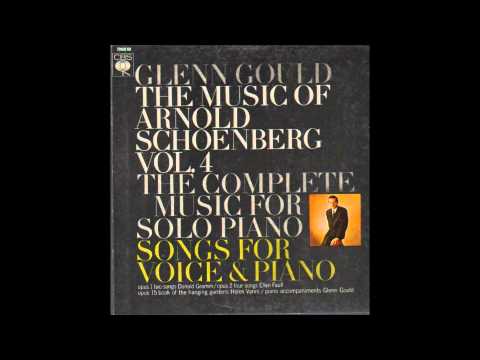 G. Gould & E. Faull - Vier Lieder Op. 2 (A. Schoenberg)