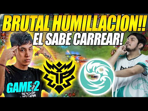 BRUTAL HUMILLACION!! BEASTCOAST vs THUNDER - GAME 2 - DPC SA WINTER TOUR 2022 DOTA 2