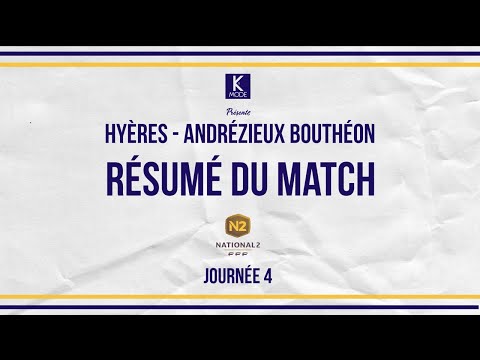 J4, Résumé Hyères 83 FC - Andrézieux Bouthéon FC