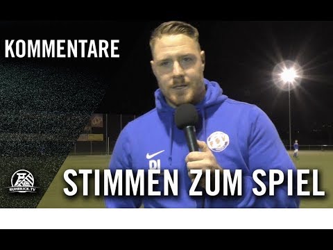 Die Stimmen zum Spiel | FSV Duisburg - SV Scherpenberg (Viertelfinale, Niederrheinpokal)