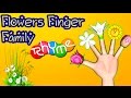 Flowers Finger Family Cartoon Flowers Finger Family Song Nursery Rhymes For Children