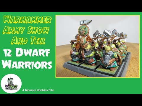 Age Of Sigmar Battlefield Show And Tell - 12 Dwarf Warriors From The 2006 Battle For Skull Pass Set