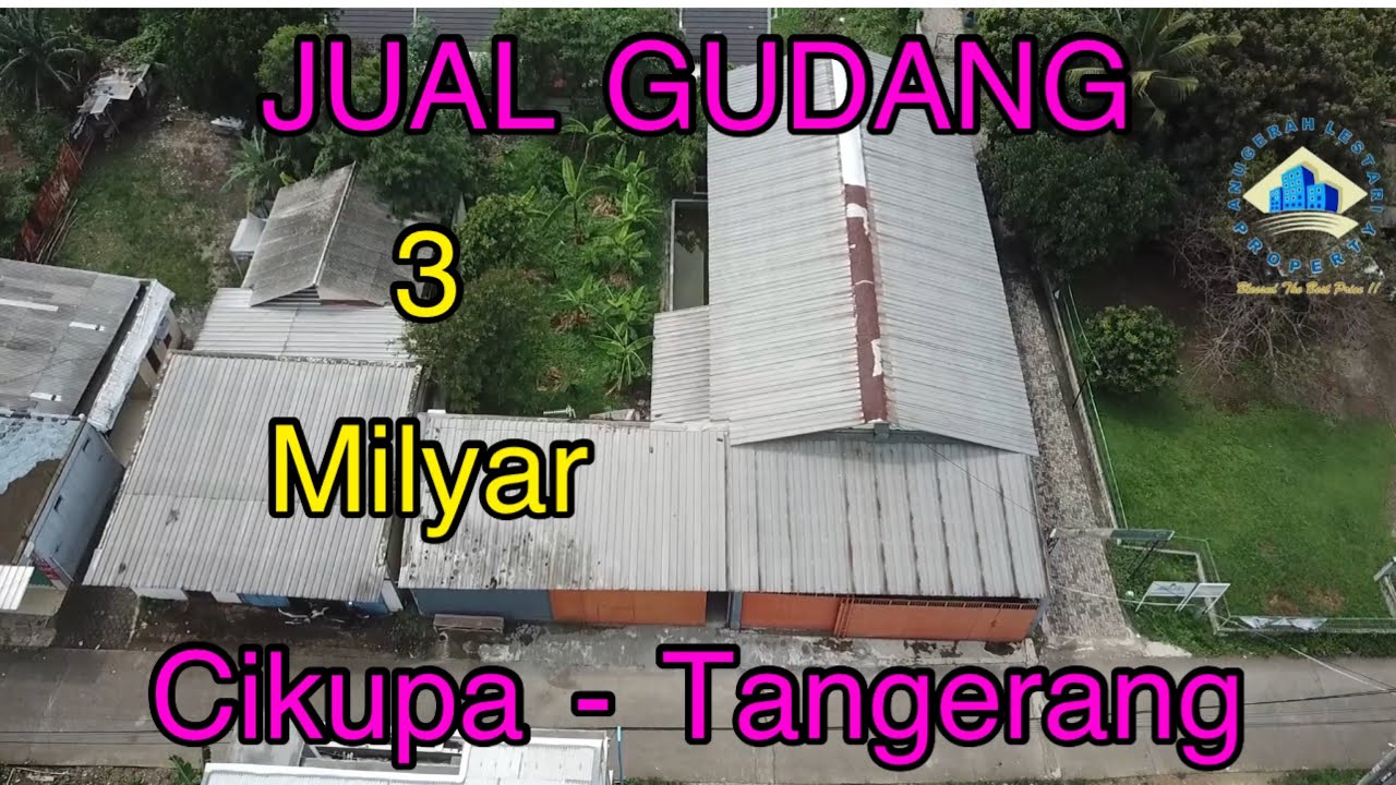 Warehouse for Sale on Jalan Desa Sukamulya, Cikupa Tangerang, Banten