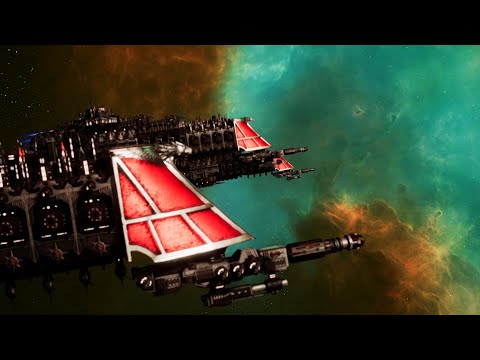 Nova Cannons 2020: Imperial Navy vs TAU Protector Fleet! Quick Battle, Battlefleet Gothic Armada 2