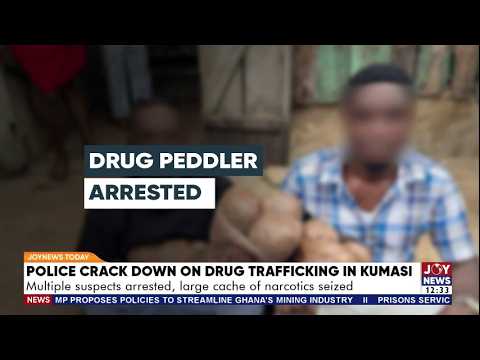 Kumasi Drug Bust: Police Arrest Suspects, Seize Large Cache of Narcotics