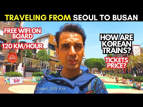 How are LOCAL TRAINS of SOUTH KOREA? | TICKETS PRICE | FREE WIFI