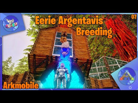 Arkmobile | Eerie Argentavis Breeding and Green house | Survival play through | Ep7