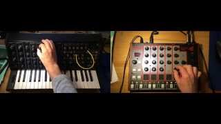 Korg MS-20 Mini+Akai Rhythm Wolf Demo