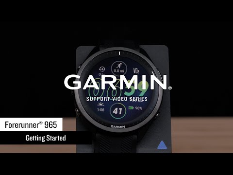 Garmin Forerunner® 965 | Paleidimas