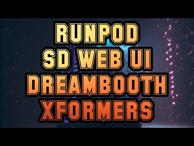 RunPod Fix For DreamBooth & xFormers - How To Use Automatic1111 Web UI Stable Diffusion on RunPod